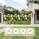 Mid-Century Outdoor Privacy Screen – Retro Bubbles Balcony Cover