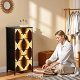 Midcentury Modern Retro 70s Dresser – Lightweight 4-Drawer Storage Unit