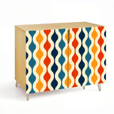 Mid Century Decor Cabinet – Retro Wooden Storage with Hairpin Legs