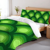 Green Shades Retro Bean Bag Chair Cover - Colorful Lounge Living Room Seat