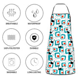 Atomic Cat Kitchen Apron – Retro 50s 60s Design with Utility Pocket