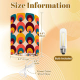 70s Retro Wall Sconces Set –  Smart LED, Multicolor Dots