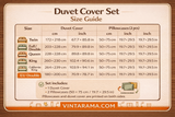 Double Sided Printed Retro 70s Orange Midcentury Duvet Cover Set