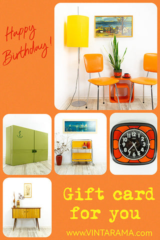 VINTARAMA GIFT CARDS - Happy Birthday!