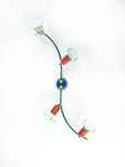 1990s Memphis Style CEILING or WALL SCONCE 4 spot light