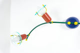 1990s Memphis Style CEILING or WALL SCONCE 4 spot light