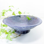 1960s blue Westgerman pottery CERAMIC BOWL by RUSCHA Art