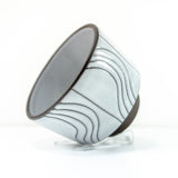 1960s brown white CERAMIC PLANTER by Inge Böttger, BKW Böttger Keramik Werkstatt