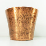 Large 1960s midcentury COPPER PLANTER Westgermany, conical shape