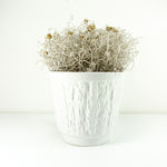Large 1960s white CERAMIC PLANTER 226-16 by Carstens Westgermany