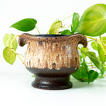 1960s midcentury Fat Lava CERAMIC PLANTER POT 513/14 by Dümler Breiden