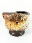 1960s midcentury Fat Lava CERAMIC PLANTER POT 513/14 by Dümler Breiden