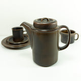 ARABIA RUSKA coffee pot, 1960s midcentury modern tableware,Finland