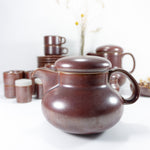 Tea and Coffee Pot of 1970s THOMAS VINTAGE TABLEWARE 'Kiruna braun'