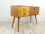 Rare but perfect 60s Wooden BICOLOR SIDEBOARD CABINET credenza