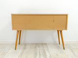 Rare but perfect 60s Wooden BICOLOR SIDEBOARD CABINET credenza