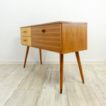 Rare but perfect 60s Wooden BICOLOR SIDEBOARD CABINET credenza
