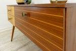 Rare but perfect 60s Wooden BICOLOR SIDEBOARD CABINET credenza