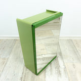 1970s Eastgerman green bathroom MEDICINE CABINET with mirror door