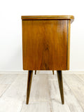 1960s midcentury teak top SIDEBOARD CABINET CREDENZA with 3 drawers