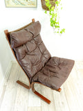 1960s LEATHER LOUNGE CHAIR 'Siesta' by Ingmar Relling, Norway, in 2 colors