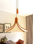 Height adjustable iconic 60s TEAK LAMP 2416 by DOMUS, midcenturymodern design