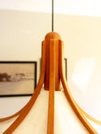 Height adjustable iconic 60s TEAK LAMP 2416 by DOMUS, midcenturymodern design