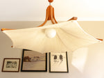 Height adjustable iconic 60s TEAK LAMP 2416 by DOMUS, midcenturymodern design