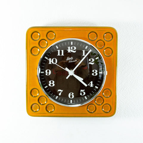 Vintage Diehl Kitchen Ceramics Timer Wall Clock , 1980s 