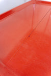 1960s iconic midcentury FOLDING BAR CART with bright red Formica trays