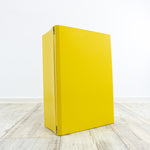 1960s rich yellow ITALIAN Medicine Wall CABINET 'Isarco' by CM Torino
