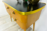 Stunning 1950s midcentury CREDENZA CABINET with black Formica top