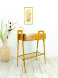 Exceptional 1960s SEWING or BEDSIDE TABLE midcentury end table