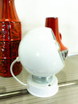 Lampadari Reggiani rotatable magnetic WHITE EYEBALL table or wall LAMP