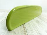 Original 1970s green floating BATHROOM CERAMIC SHELF made in Westgermany 1 of 2