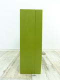 Fancy 1970s green BATHROOM CABINET one door made in Westgermany