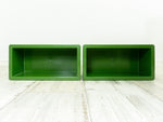 Original 1970s Green Plastic BATHROOM SHELF 'Saphir' Made In GDR Eastgermany, 1 of 2