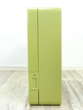 Light green 1970s BATHROOM MEDICINE CABINET, one door, 2 drawers