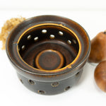 TEA POT WARMER, series 'Friesland' by Melitta Germany, rustic brown vintage tableware