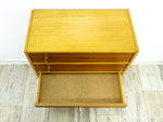 Extraordinary 60s MIDCENTURY swivel drawer storage or SEWING BOX