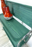 Perfect Ocean-Green 1970s FOLDABLE BAR CART 'Dinett' by Bremshey Westgermany