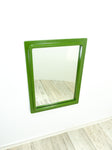 1970s MIDCENTURY BATHROOM Set of Green Plastic and Mirror 'Saphir' by Pneumant, GDR