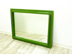 1970s MIDCENTURY BATHROOM Set of Green Plastic and Mirror 'Saphir' by Pneumant, GDR