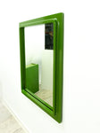 1970s MIDCENTURY BATHROOM Set of Green Plastic and Mirror 'Saphir' by Pneumant, GDR