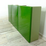 1970s MIDCENTURY BATHROOM Set of Green Plastic and Mirror 'Saphir' by Pneumant, GDR