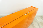 XXL 1970s Italian orange BATHROOM MEDICINE CABINET by Carrara & Matta