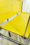 Iconic 1960s FOLDING CART 'Dinett' with yellow faux-wood Formica top