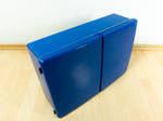 Rare Color! Royal Blue 1960s MIDCENTURY Medicine Cabinet two doors