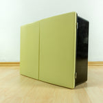 Fabulous 1960s Yellow Black Midcentury MEDICINE CABINET Westgermany