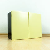 Fabulous 1960s Yellow Black Midcentury MEDICINE CABINET Westgermany